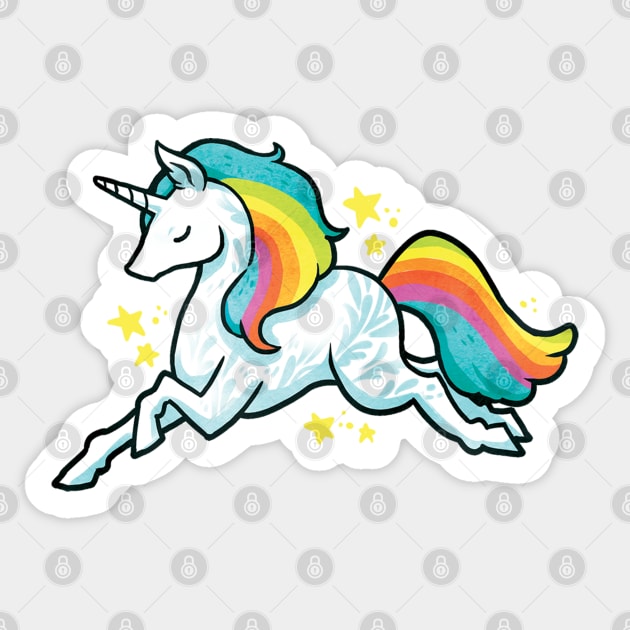 Unicorn Sticker by MichelleScribbles